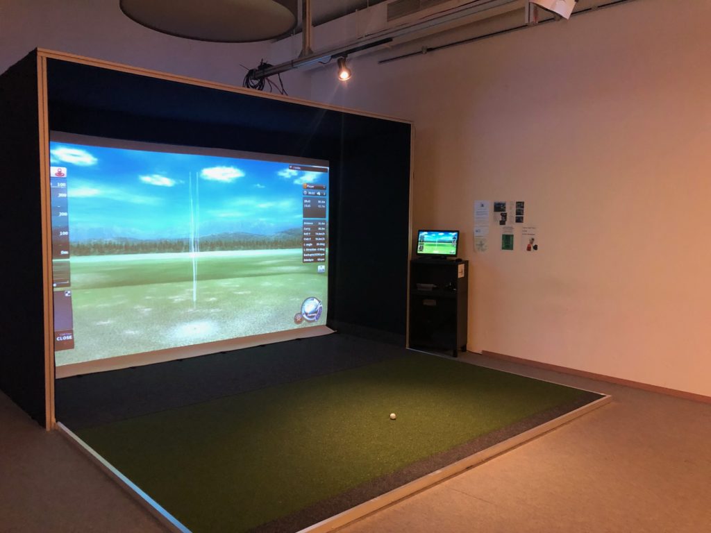 Raumbedarf Indoor Golf